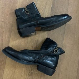Never Worn Black Fiorentini + Baker ankle bootie